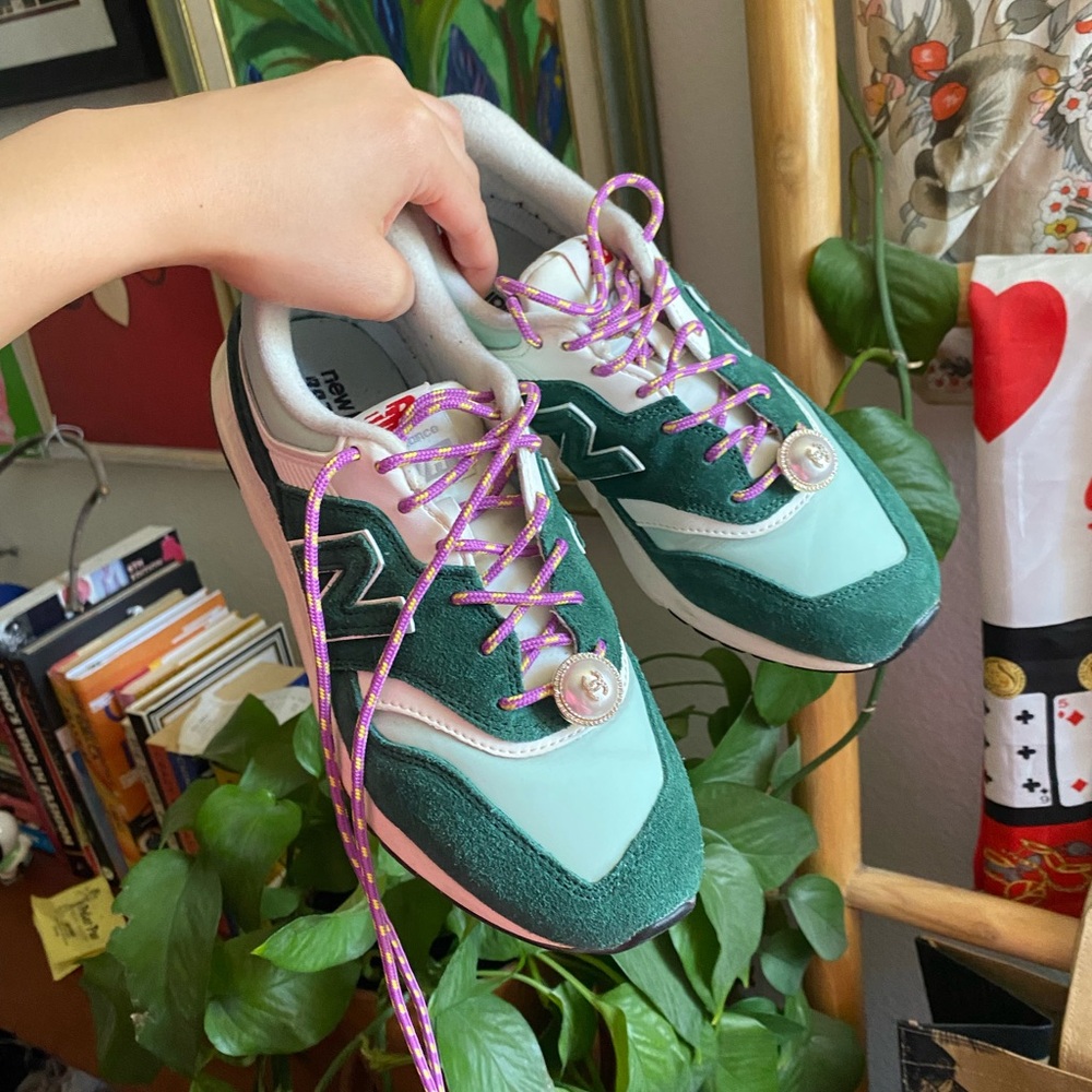 New Balance Women's Green Sneakers